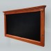 FixtureDisplays® 40X23 Horizontal Wood Deluxe Menu Board, Black Signage Board, Wall Mounted 21188H